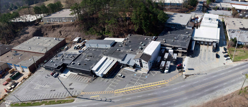 Aerial of Cold Storage Atlanta